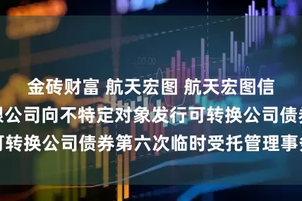 金砖财富 航天宏图 航天宏图信息技术股份有限公司向不特定对象发行可转换公司债券第六次临时受托管理事务报告
